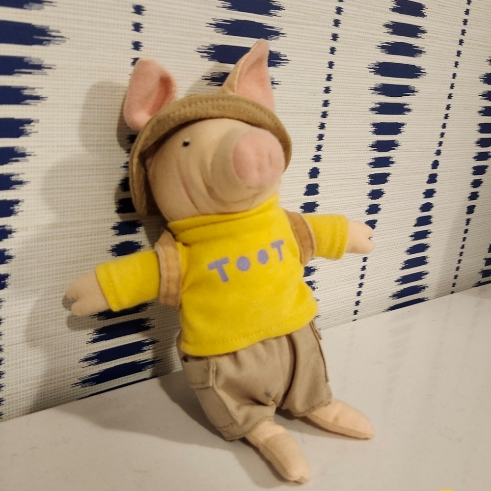 Crocodile Creek Toot & Puddle Small Pig Toy, Holly Hobbie, 1997